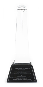 Journey 1988 Greatest Hits RIAA Diamond Award Presented to John Koladner
