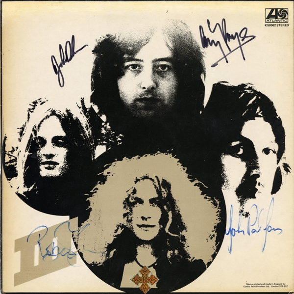 Led Zeppelin 1970 Band Autographed Led Zeppelin III Album With COA