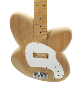 Mark Stone 1980s-2000s Unfinished Bass Guitar With White Pickguard With Original Template With COA