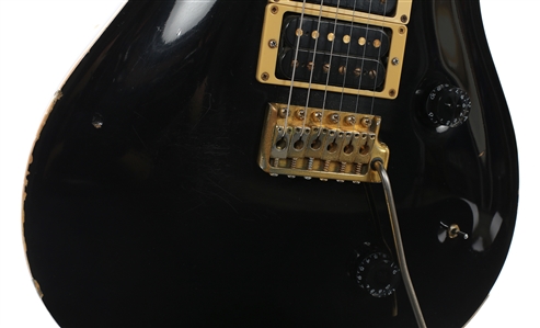 Ted Nugent Derek St. Holmes 1988 Handmade PRS Black Triple Humbucker Guitar With COA