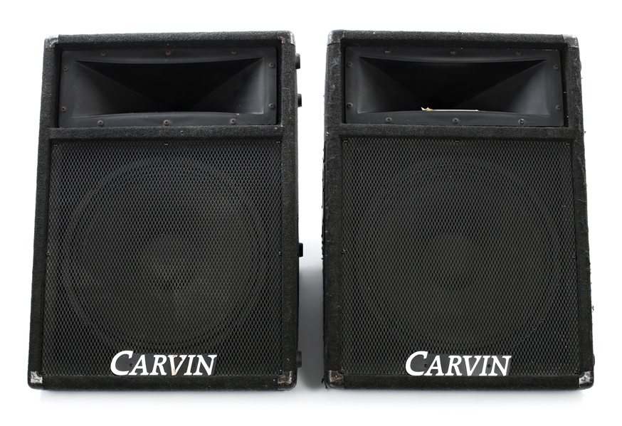 KISS 1995 Lot of 2 Monitor Wedges Used on the KISS Convention Tour (Lelands KISS Auction Provenance)
