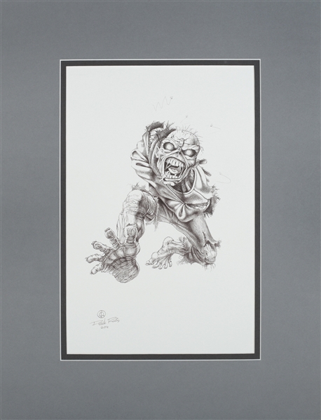 Iron Maiden 2011 Derek Riggs Bondage Eddie Original Artwork with COA