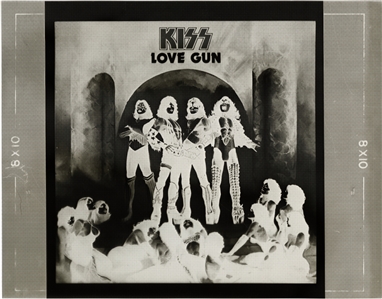 KISS 1977 Love Gun Album Artwork Advertising Transparency