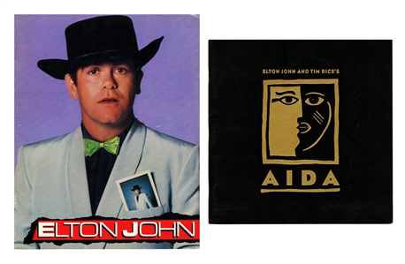Elton John 1982-2001 Lot of 2 Official Tour Programs