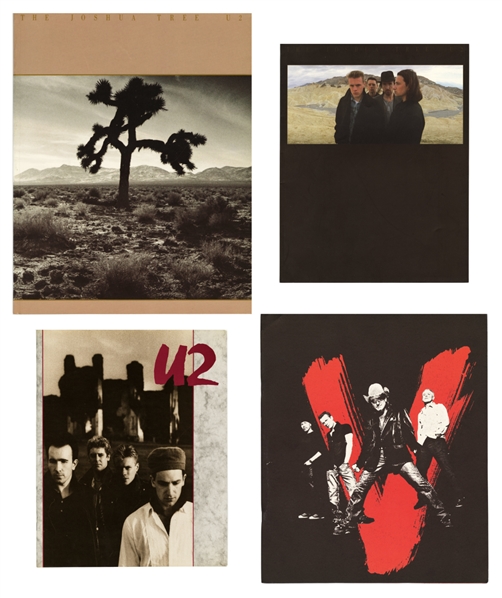 U2 1985-2005 Lot of 4 Offical Tour Programs