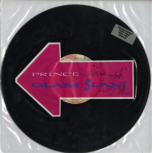 Prince 1988 Autographed Promotional Glam Slam Album With COA