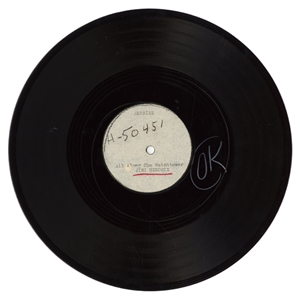 Jimi Hendrix 1967-1968 All Along The Watchtower Original Acetate