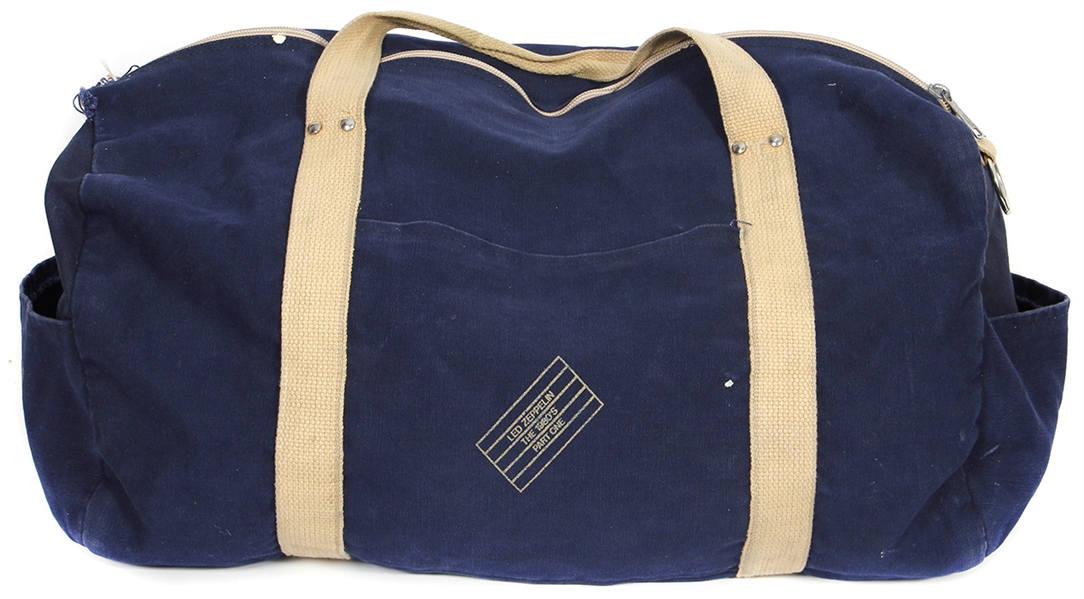 Led Zeppelin 1980 Peter Grant Owned & Used The 1980s Part One Vintage Tour Bag