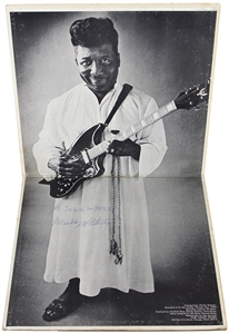 Muddy Waters 1968 Electric Mud Autographed LP With COA