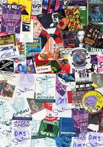 Classic Rock & Pop Backstage Passes & Ephemera With COA