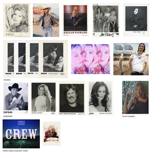 Country Music Signed & Unsigned Photos & Ephemera Lot With COA