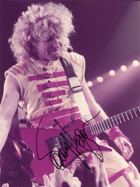 Sammy Hagar 1985 Autographed 8 x 10 Photo With COA
