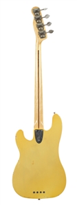 The Who 1972 John Entwistle Owned Fender Telecaster Bass Gifted to Zeke Clark With COA