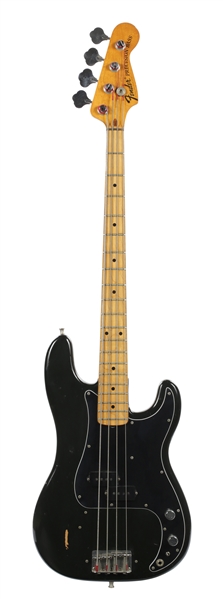 Zeke Clark 1960 Black Fender Precision Bass Guitar With COA