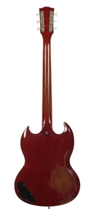 Ted Nugent Damn Yankees Studio Used 1952-1964 Cherry Red Gibson SG Jr. With COA