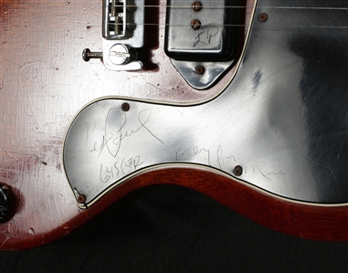 Ted Nugent Damn Yankees Studio Used 1952-1964 Cherry Red Gibson SG Jr. With COA