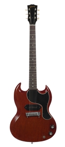 Ted Nugent "Damn Yankees" Studio Used 1952-1964 Cherry Red Gibson SG Jr. With COA