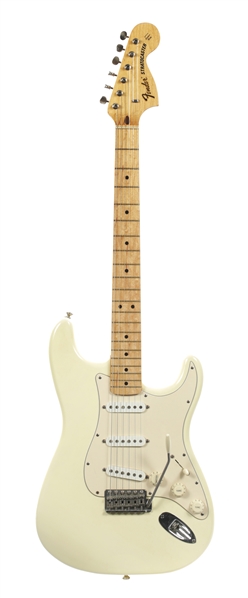 Zeke Clark 1980s-1990s Custom Shop Build Fender Cream Colored Stratocaster To Jimi Hendrix Specs From Leo Fender With COA