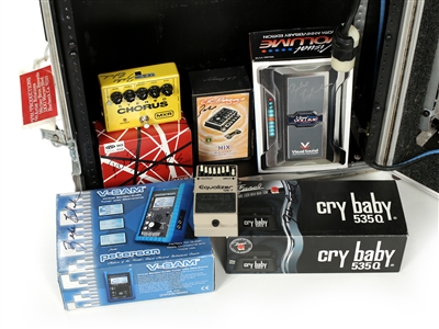 Zeke Clark 1990s Van Halen Era Custom 5150 Effects Road Case Rig with COA