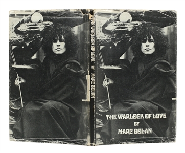 T. Rex 1969 Marc Bolan The Warlock of Love Autographed Poetry Book With COA