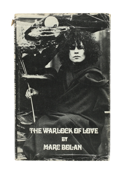 T. Rex 1969 Marc Bolan The Warlock of Love Autographed Poetry Book With COA