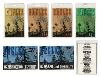 Eagles 2005 The California Tour Pass, Setlist & Hospitality Lot