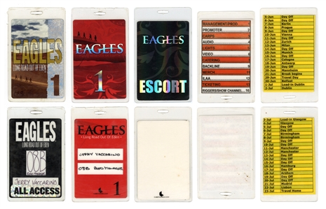 Eagles 2009 Long Road Out Of Eden European Road Manager Lot