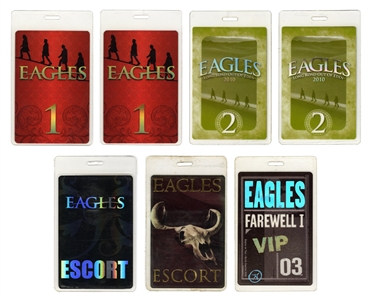 Eagles 2003-2010 Assorted Backstage Pass Lot