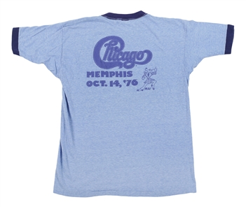 Chicago 1976 Memphis Mid-South Coliseum Concert Ringer T-shirt