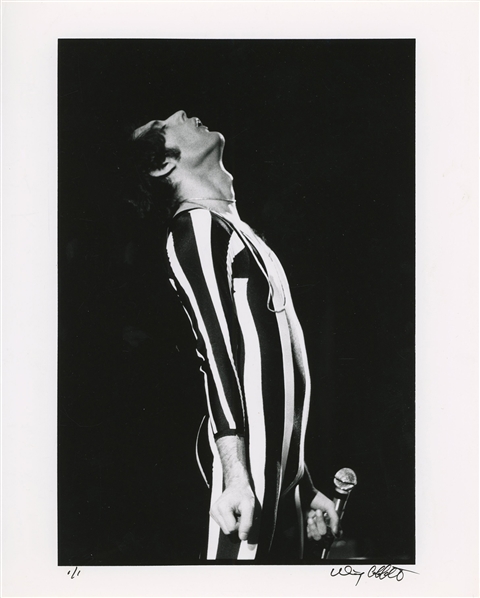 Queen 1977 Single BW 8 x 10 Print of Freddie Mercury in Profile