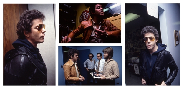 Lou Reed 1978 Candid Photos With Brown & Black Jackets With Transfer Rights