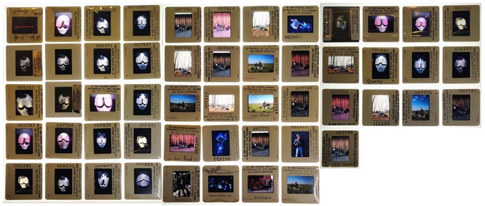 Lou Reed 1982-1983 Legendary Hearts 53 Color Slides Photo Session With Transfer Rights