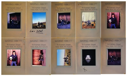Lou Reed 1982-1983 Legendary Hearts Color Transparency Presentation Lot